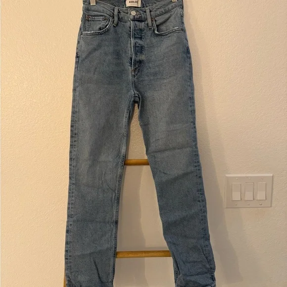 Agolde Riley High Rise Straight Leg - Picture 2 of 8